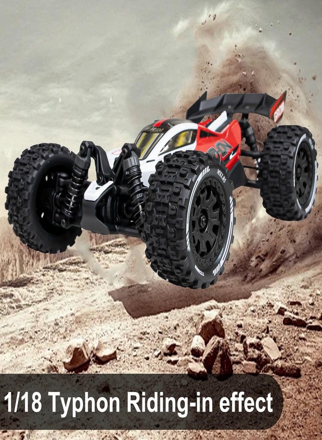 LRFHL RC Tires and Wheels Pre-glued Compatible with Arrma Typhon Grom Granite 1/18 1/14 RC Car Tires Wheels Upgrade (4PCS) - Image 2